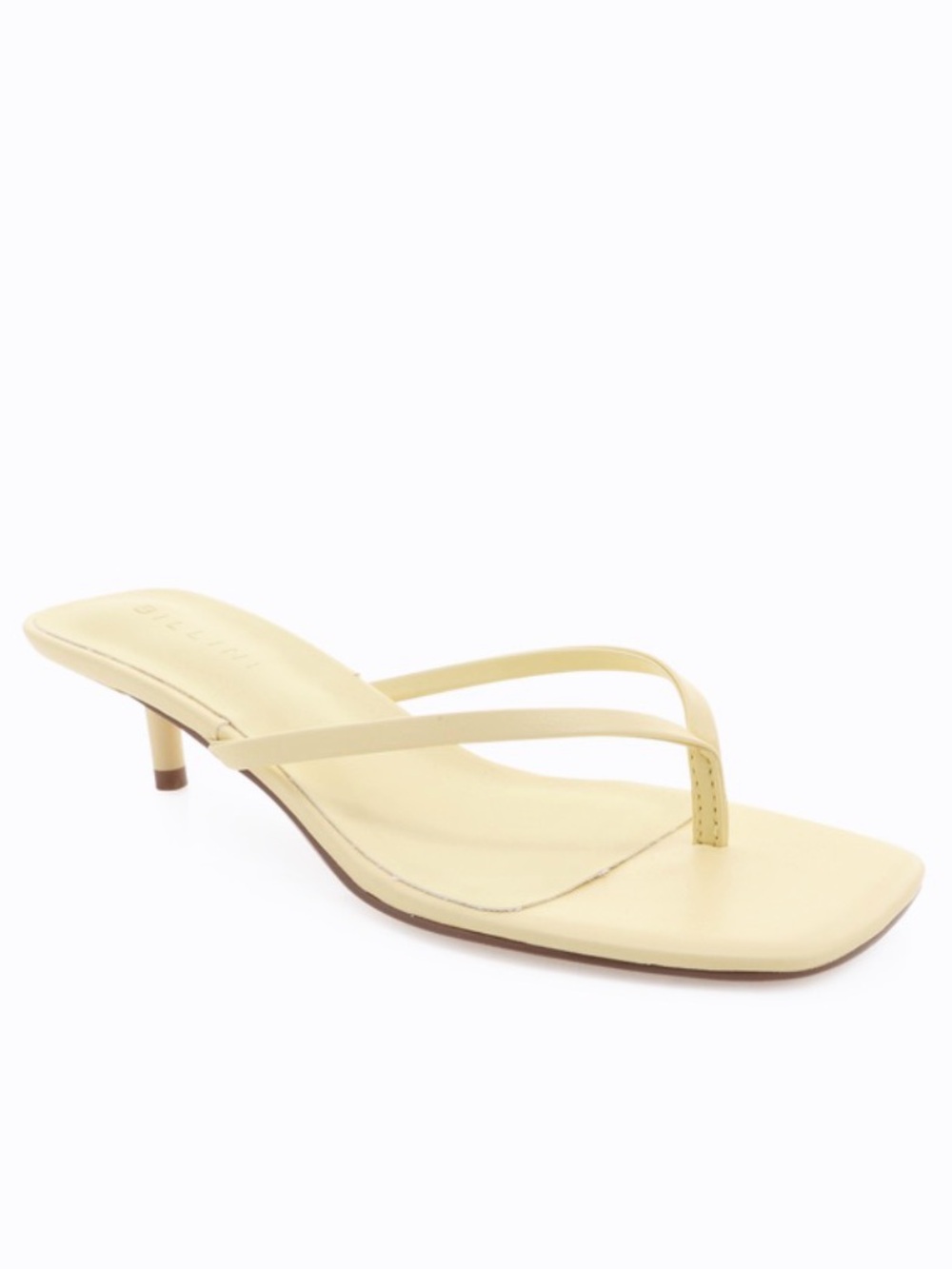 Bryony Heeled Thong Sandal Limoncello| BILLINI